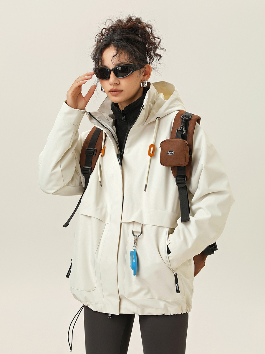 Picture of The Story of Rose Liu Yifei Huang Yimei with Light and Thin Three-in-One Outdoor Workwear Jacket Women's Mountaineering Jacket