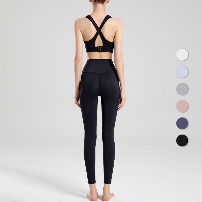 Picture of Large size high-intensity yoga suit women's fitness suit top sports vest running fitness Pilates suit