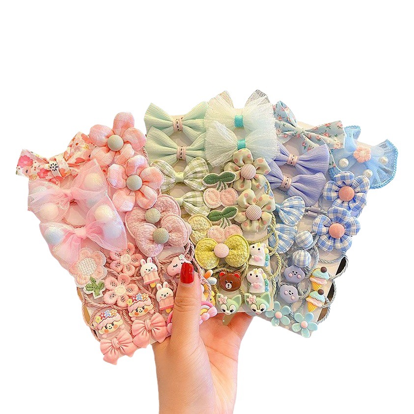 Children's Rubber Band Baby's Hair Rope Girls' Bow Does Not Hurt Hair Rubber Band Cute Princess Hair Band Pony Tail Hair Accessories