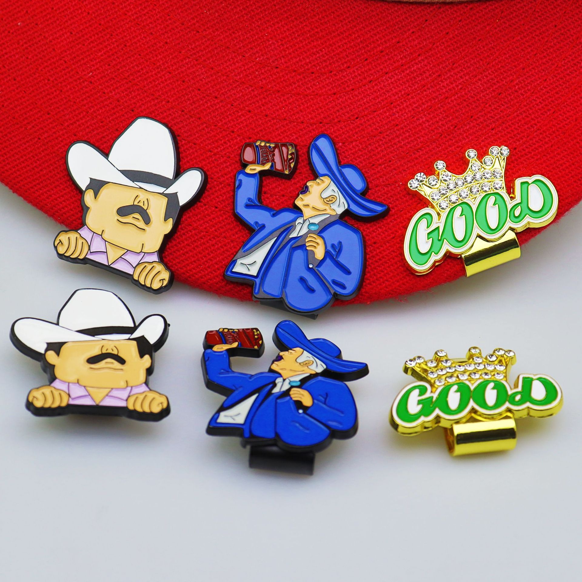 New Mexico Hat Clip Hat Decorations Enamel Hat Clip Paint Badge Hat decoration