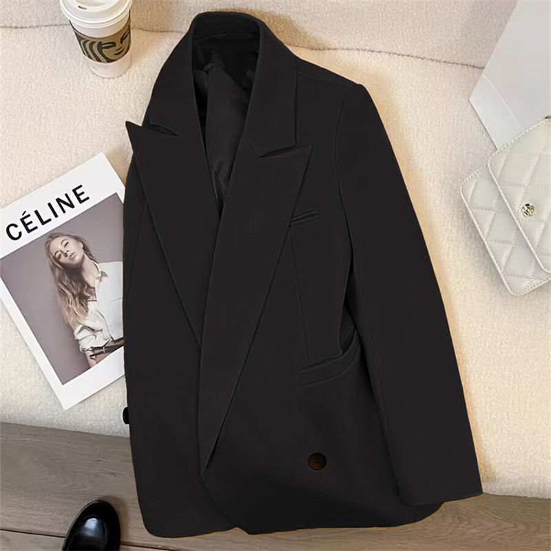 Picture of Spring and Autumn Pure Color High-end Sense Casual Loose Suit Top Temperament Ladies Fashion Trend Suit Wholesale