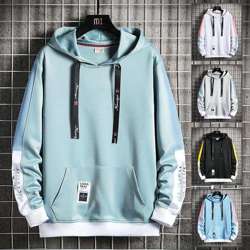 Picture of 2022 spring and autumn embroidery embroidery color hooded sweater spot fashion youth sports clothes