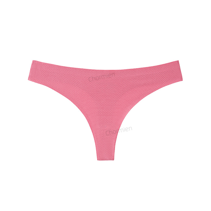Picture of Sports Yoga Female Sexy Style Ice Silk Underwear Women's Low-Waist Seamless Underwear Cross-Border European and American Large Size T-Shaped T-Pants
