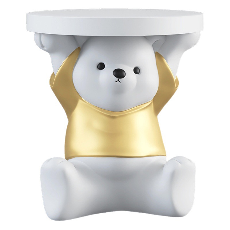 Qi Bear Floor Ornaments Home Accessories TV Cabinet Sofa Bedside Table Tray Hallway Housewarming New House Gift