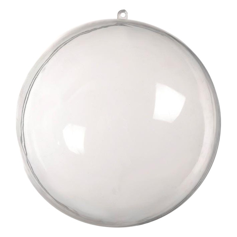 Hanging hole Diy decorative plastic ball 2.5-20cmPS ball Christmas holiday commercial gift acrylic transparent