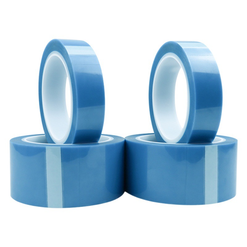 MOPP 50mm * 5m small roll core PET blue refrigerator fixing tape electrical appliance printer temporary fixing tape