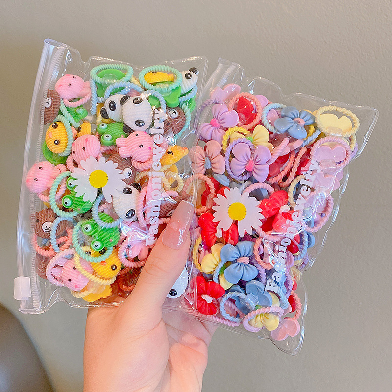 Picture of Children's rubber band does not hurt hair, good elasticity, Girl's rubber band, baby's hair rope, small size tie hair, hair ring, hair accessories