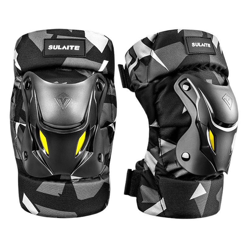 Sulaite Motorcycle Summer Cycling Knee Pads for Men and Women, Elbow Pads, Electric Motorcycle Breathable Cycling Equipment Protective Gear
