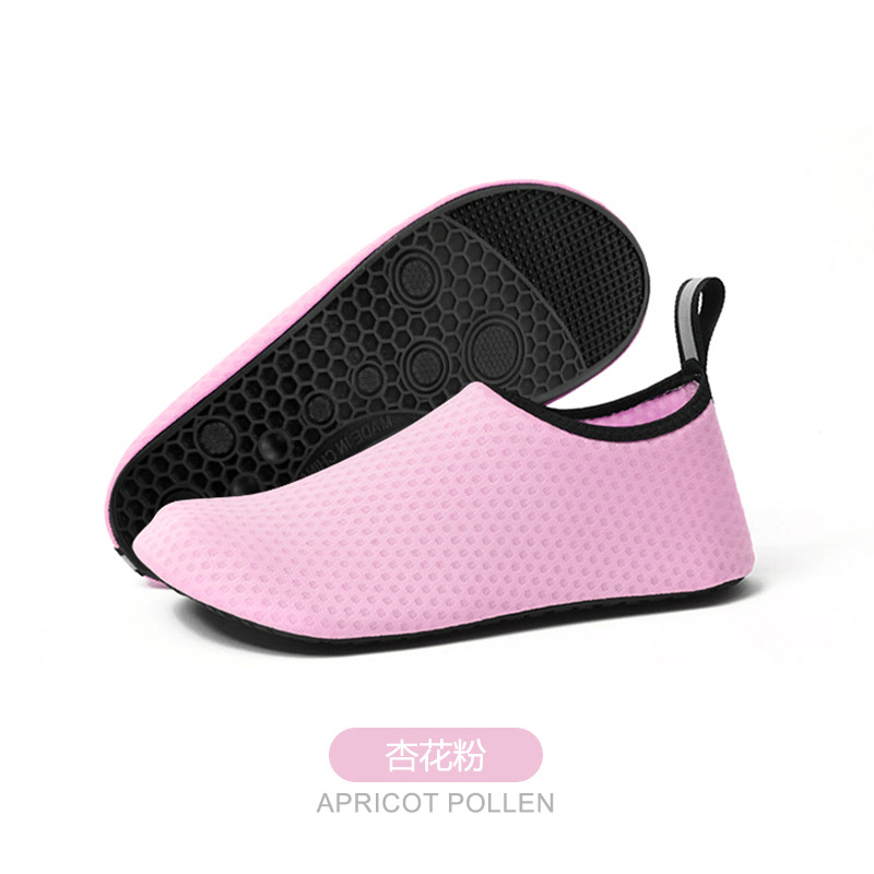 Picture of Adult Beach Snorkeling Shoes Diving Shoes for Women Couple Wading Swimming Shoes Red Tracing Creek Foot Soft-soled Skin-sticking Shoes for Men