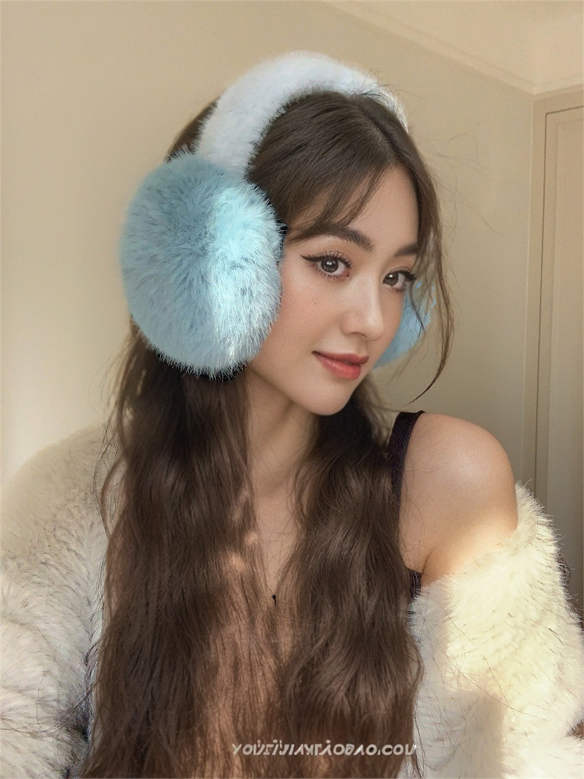 Picture of Earmuffs Women's Winter Warm Earmuffs Earmuffs Earmuffs Cycling Anti-freeze Ear Protection Thickened Plush Students All-match Cold-proof Ear Warming