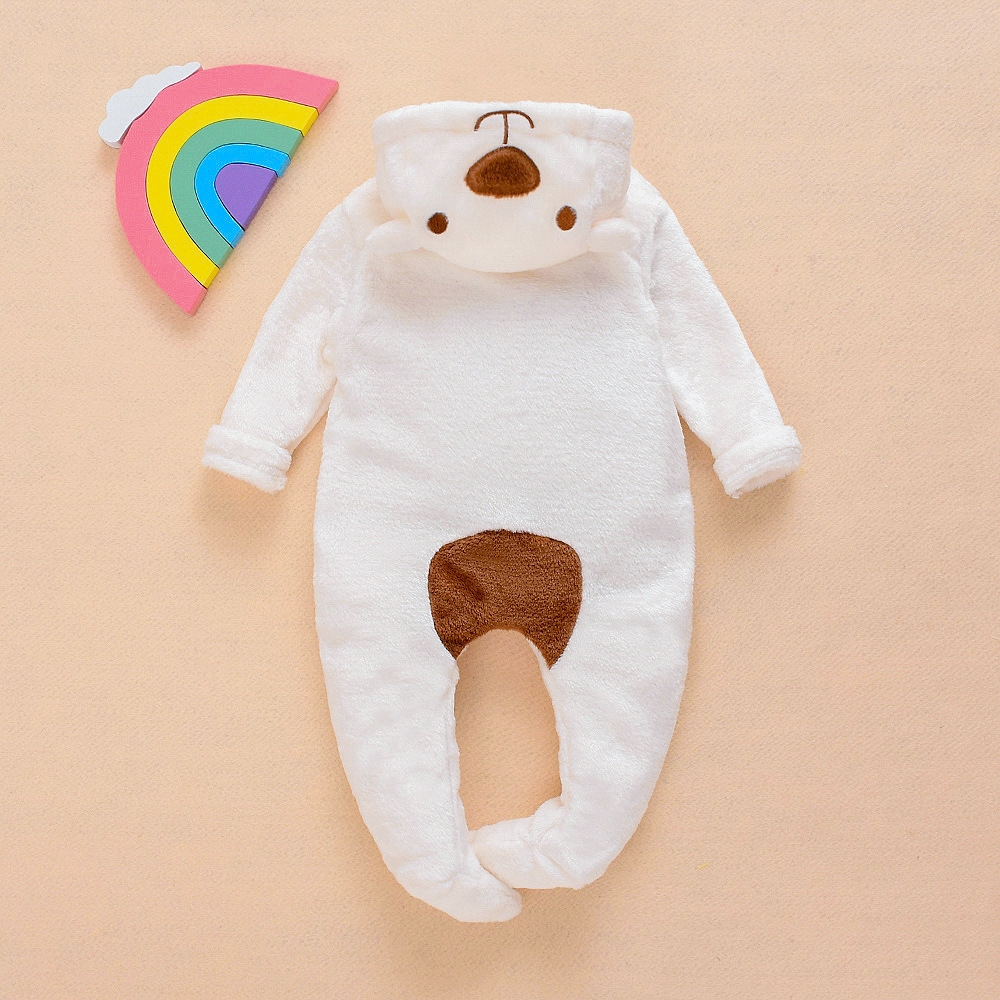 Picture of Amazon Explosions Baby jumpsuit Ha-Yi Climbing Wear Newborn Warm jumpsuit Cotton-Padded Baby Outgoing Wear