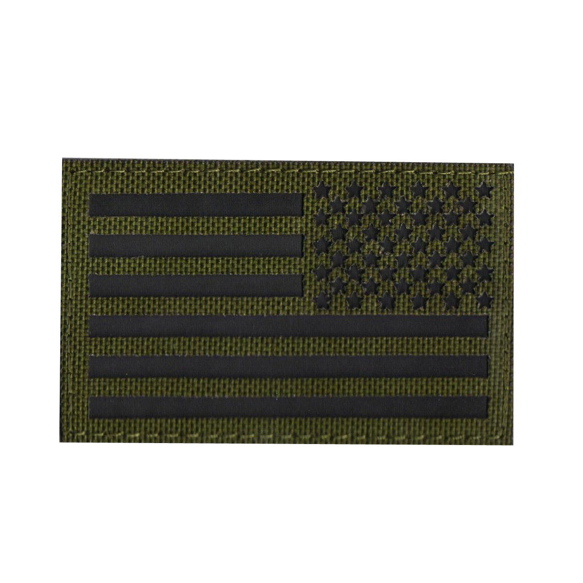 Picture of Haike Outdoor Spot Laser Cut American Ir Reflective Tactical Morale Badge Reflective Velcro Strip Flag