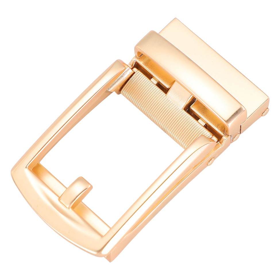 Men's belt buckle buckle high-end simple automatic buckle youth belt belt buckle buckle 3.5CM belt accessories