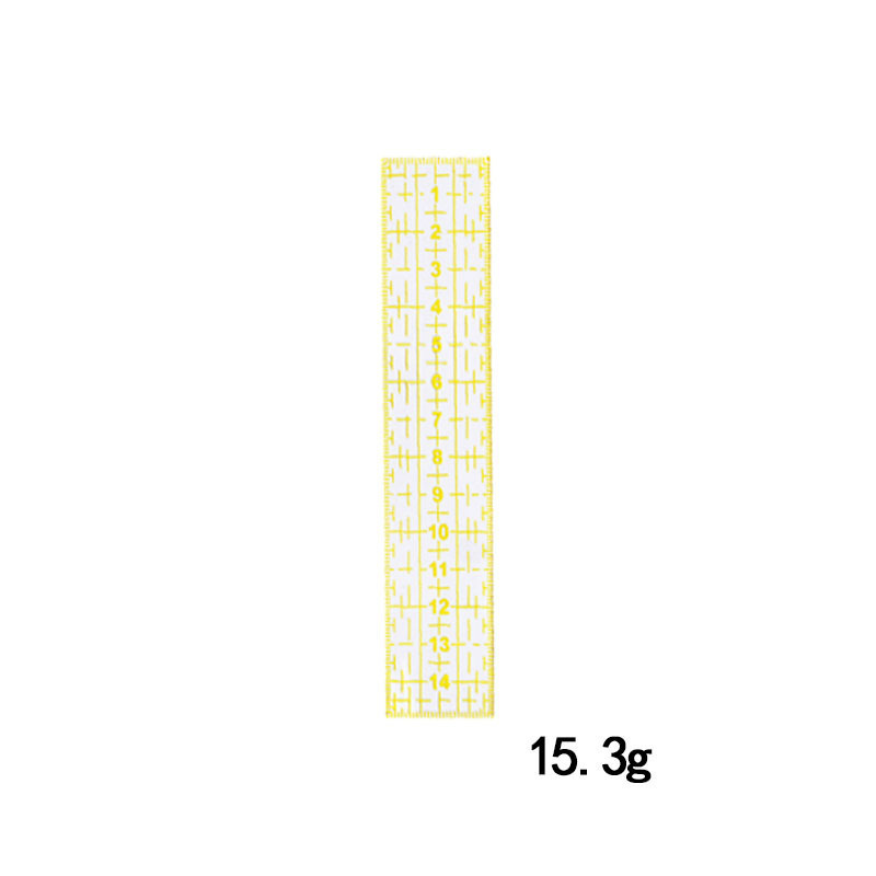 Picture of Acrylic Patchwork Ruler Cutting Ruler Double Color Long Square Ruler Sewing Ruler Patchwork Tool DIY Color Ruler