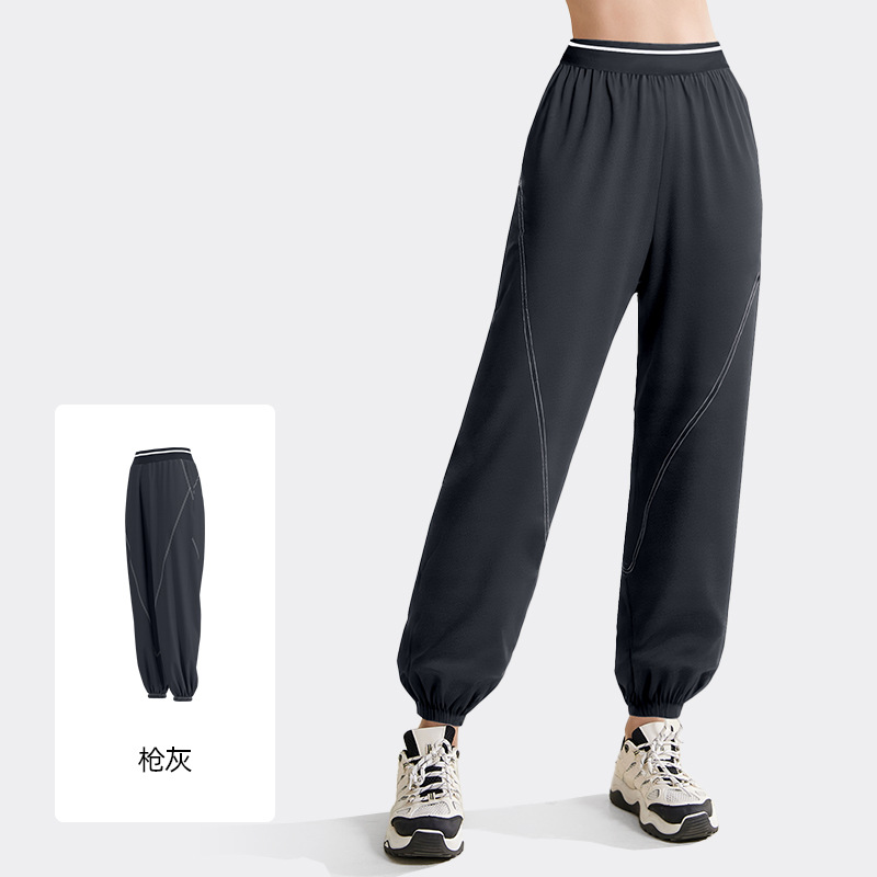Picture of Juyitang Spring and Summer Thin Quick-drying Pants Women's Loose Running Fitness Elastic Breathable Training Sports Pants