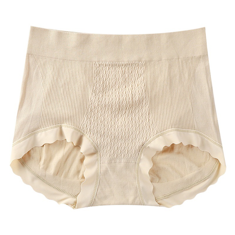 Japanese Seamless Women's Underwear Mid-high Waist Abdominal Hip-lifting Cotton Crotch Comfortable Breathable Simple Girl's Briefs