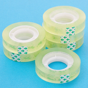 Sticky transparent stationery tape school supplies small tape width 12 thick 0.8cm student gifts prizes