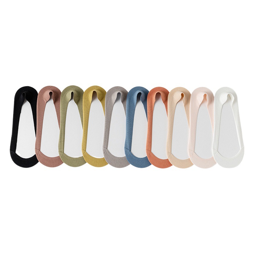 Zhuji socks women's summer thin invisible socks wholesale solid color cotton short tube socks simple breathable versatile cotton socks