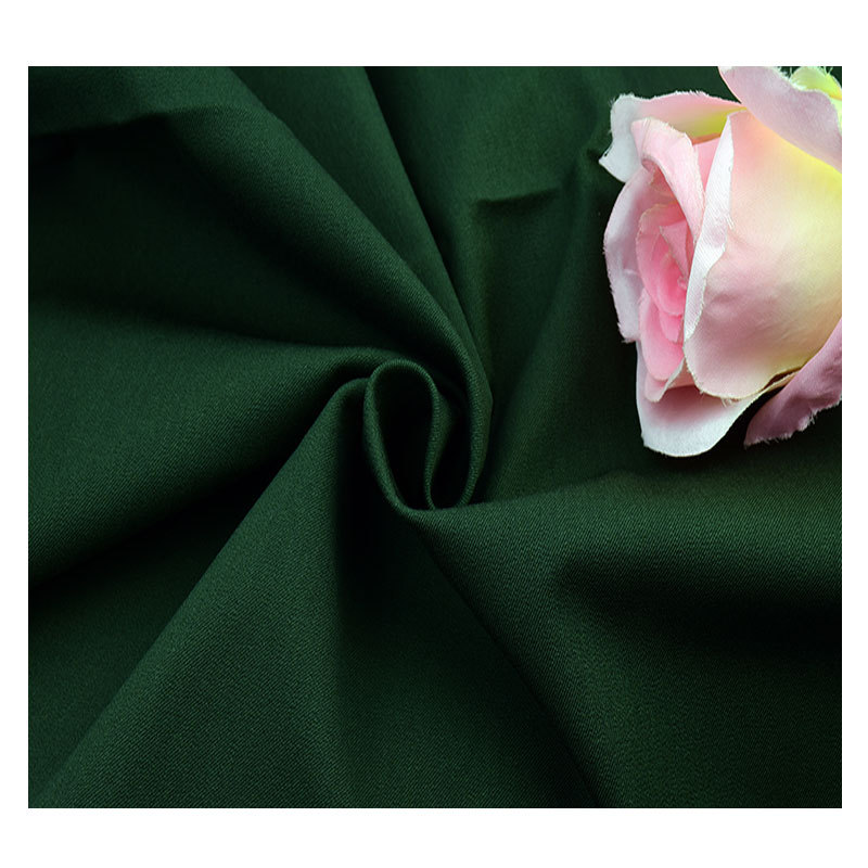 Hot sale CR stretch casual pants fabric cotton stick four-sided elastic twill woven warp and weft double elastic fashion fabric