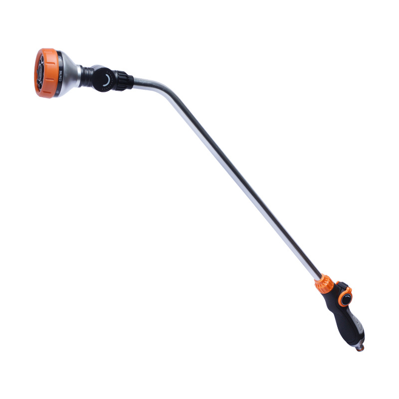 Picture of Wholesale 8 function garden shower water gun watering vegetables thumb push garden long rod multifunctional watering nozzle