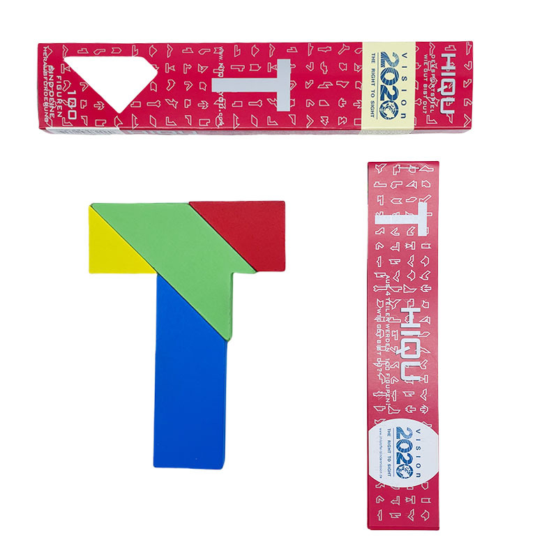 Picture of Kindergarten Varied Tangram Teaching Aids Assembled Geometric Shape Benefitable Intelligence Toys 6-12 Years Old Children's Small Gift Award