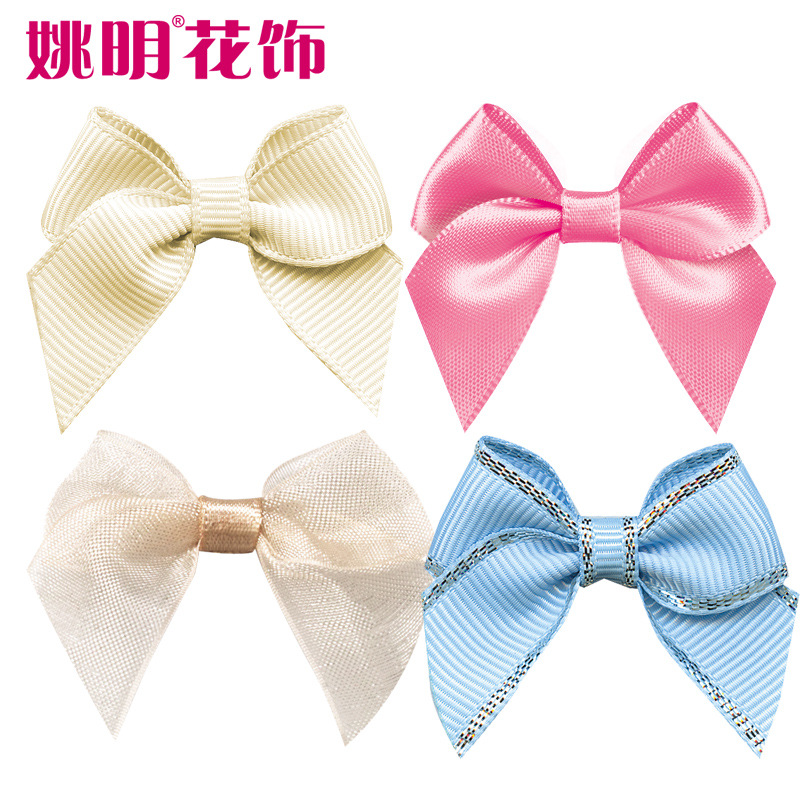 Yao Ming Ribbon Ribbon Packaging Bow Finished Clothing Decoration Bow Accessories Five-point Waist Bow