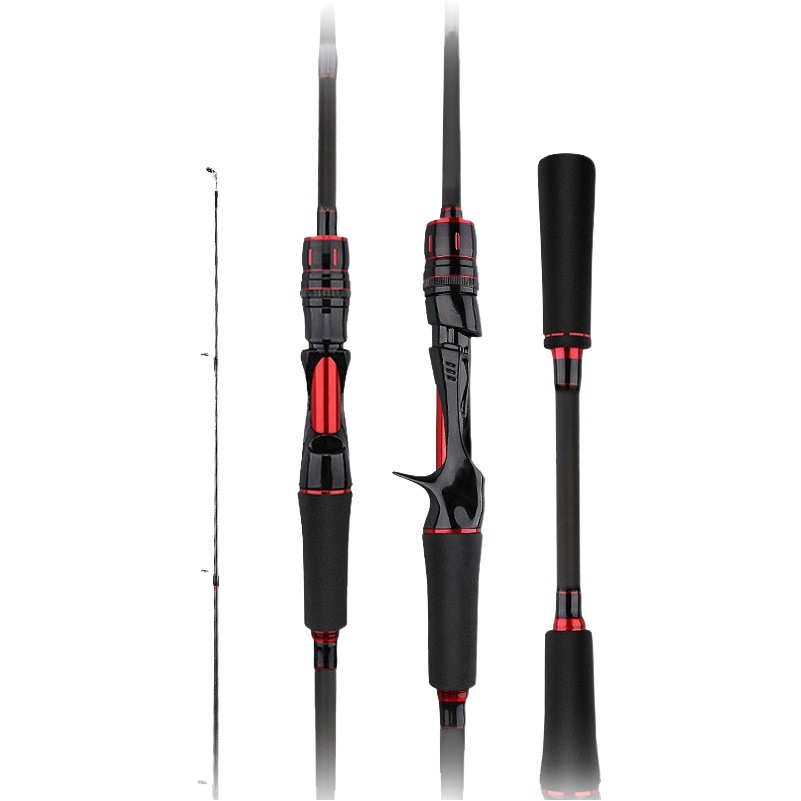 Luya Rod mh adjust ML adjust M adjust 2.7 meters fishing rod 2.4 handle straight handle black plug fishing gear fishing rod