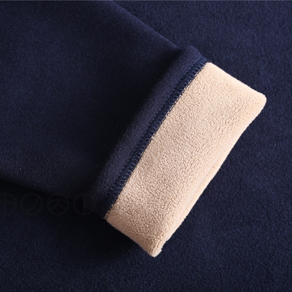 Picture of 2025 Autumn and Winter New Camel Hair Thermal Underwear Men's Velvet Thickened Autumn Clothes Autumn Pants Women's Warm Suit Wholesale
