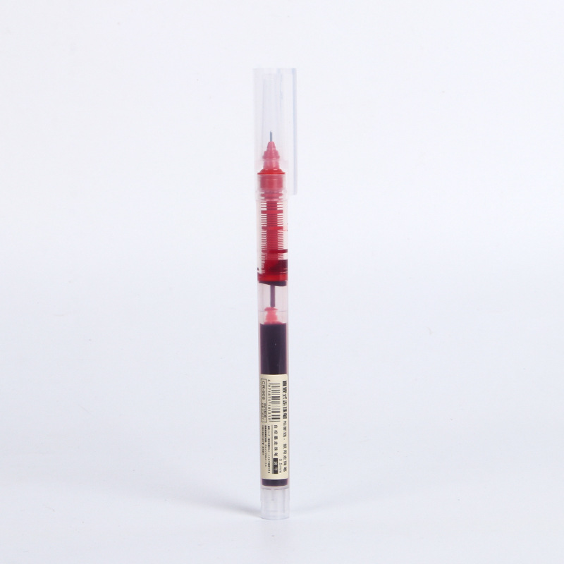 Picture of Straight Liquid Ball Pen Quick-Drying Black Pen Student Pen Gel Pen Stationery Large Capacity 0.5mm Brush Question Water Pen Wholesale