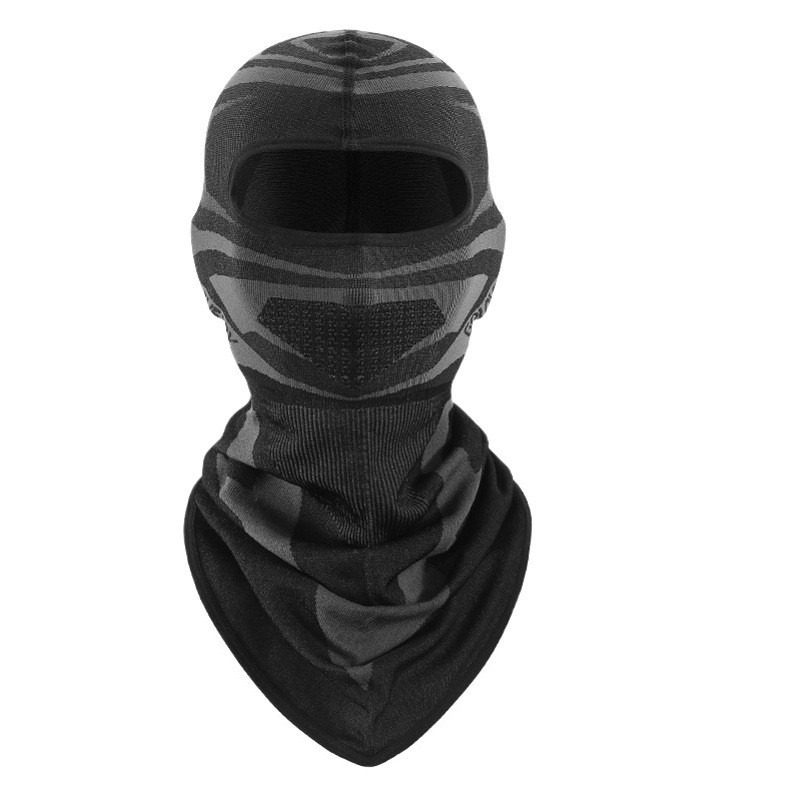 Winter riding warm headscarf men and women double fleece-lined thick cold mask windproof ear protection headgear wholesale TJ20