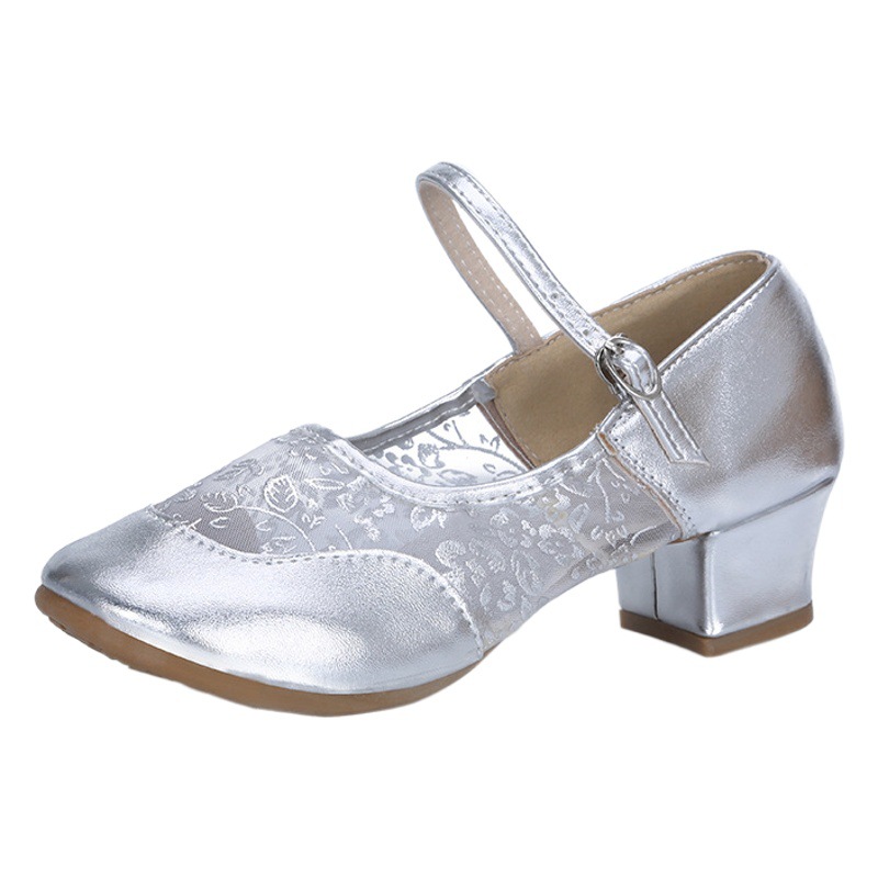 Square Dance Shoes Soft Sole Women's Supper Dance Shoes Dance Shoes Practice Shoes Teacher Shoes Four Seasons Social Dance Shoes Middle Heel