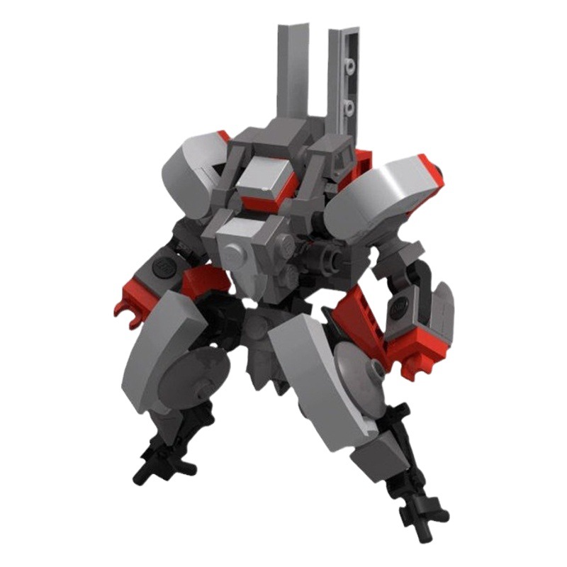 MOC building blocks compatible with Lego minicomputer MOC assembled robot puzzle creative eight-claw gold exoskeleton