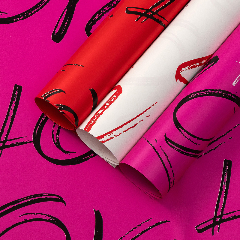 Foreign trade 2024 new waterproof bouquet flower wrapping paper printing Ouya paper floral wrapping paper gift wholesale
