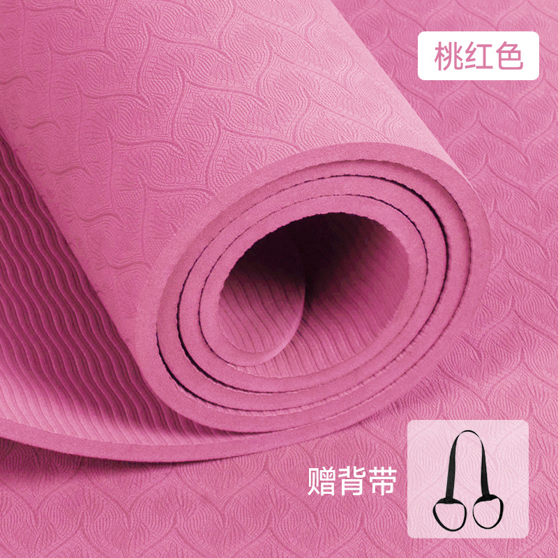 Picture of Widened 90CM Thickened 12mmTPE Yoga Mat Yoga Mat Fitness Mat Pilates Mat Floor Mat Factory Wholesale