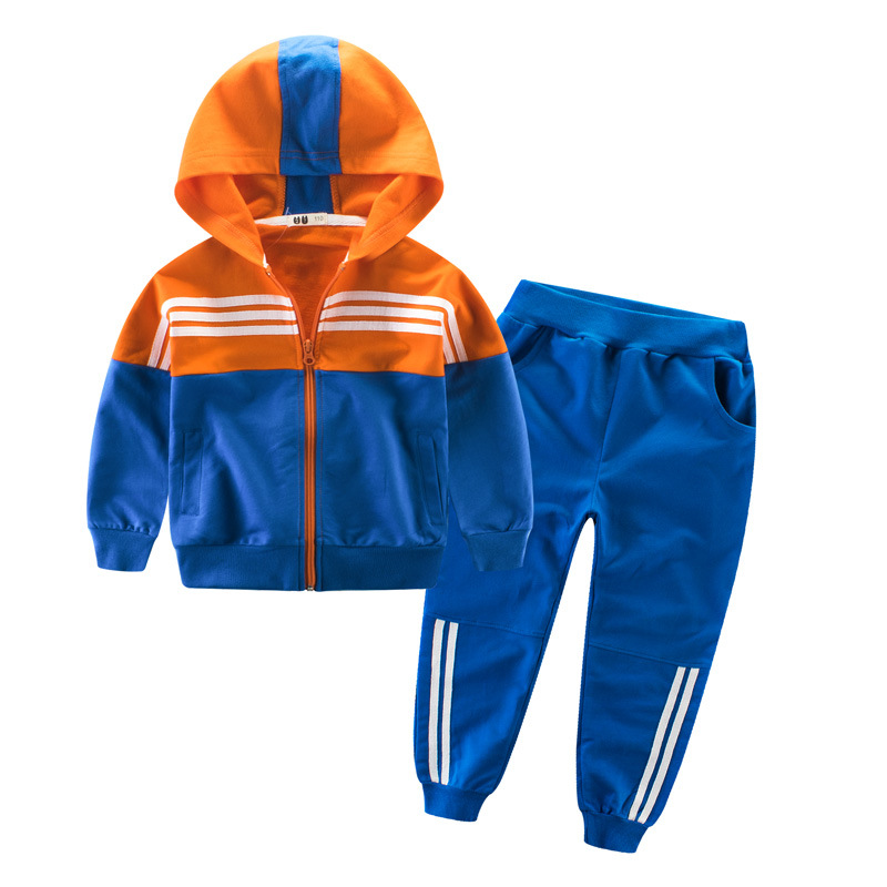 Picture of Autumn children's clothing 2024 Korean version of children's suit sports pants big children's two-piece boy's coat live supply