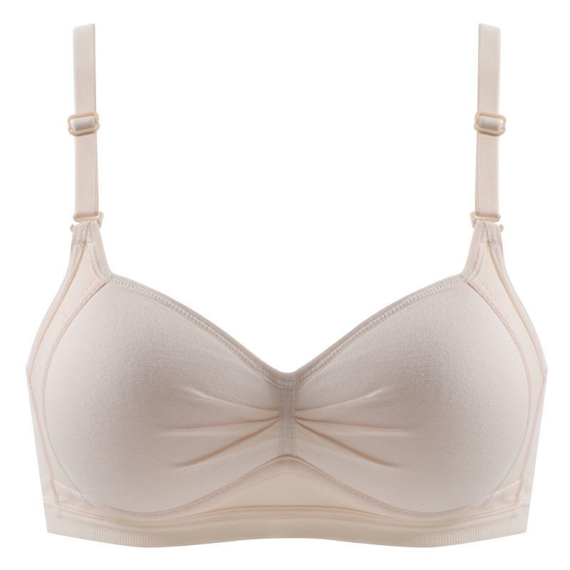 Picture of Japanese-style Seamless Underwear Women's Small Chest Gathered and Large One-piece Breast Collector Anti-sagging No-steel Ring Girls' Bra