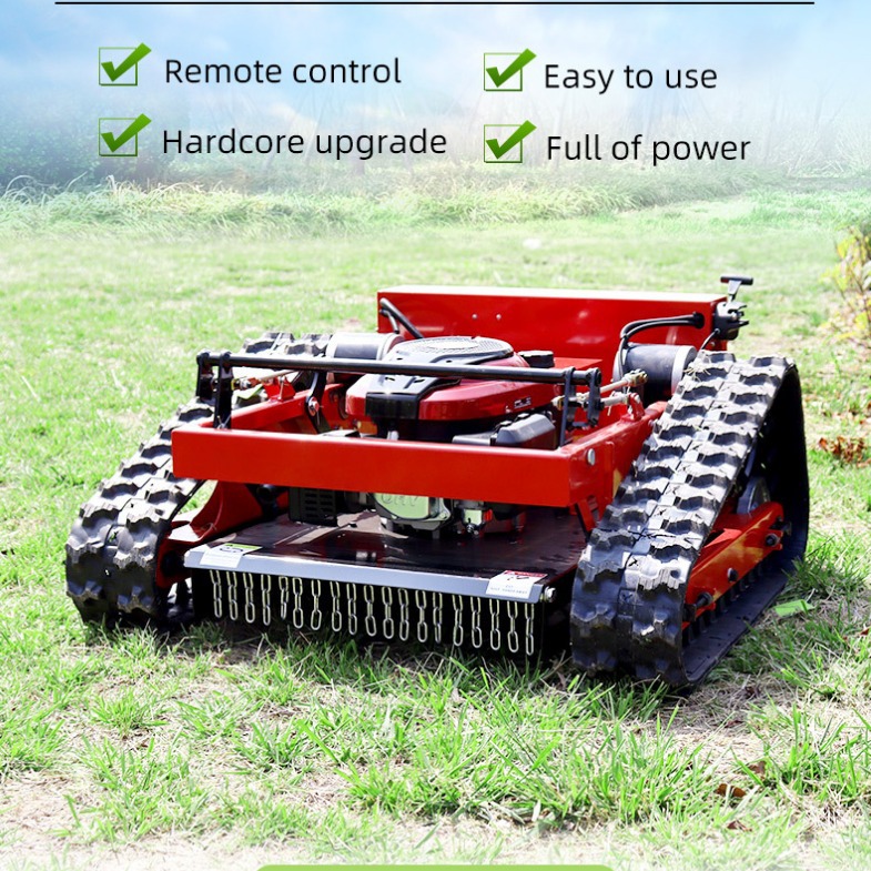 Exported to Europe and America HT550 remote control lawn mower orchard lawn weeding and weeding crawler weeding machine