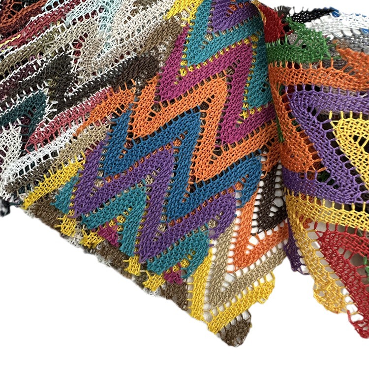Picture of Spot Knitted Polyester Yarn-dyed Mesh Fabric 133 Yarn-dyed Mesh Fabric for Women's Jewelry