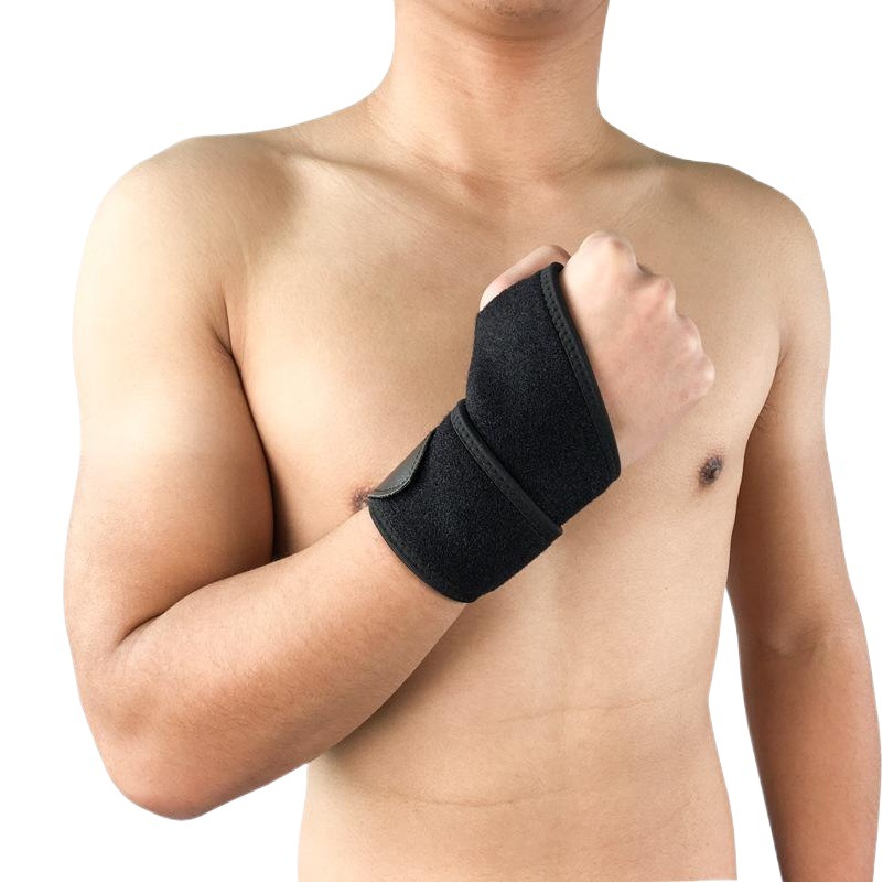 Cross-Border Basketball Badminton Fitness Weightlifting Anti-Sprain Tendon Sheath Sports Wristband Pressurized Fixed Wrist Sleeve Protective Gear
