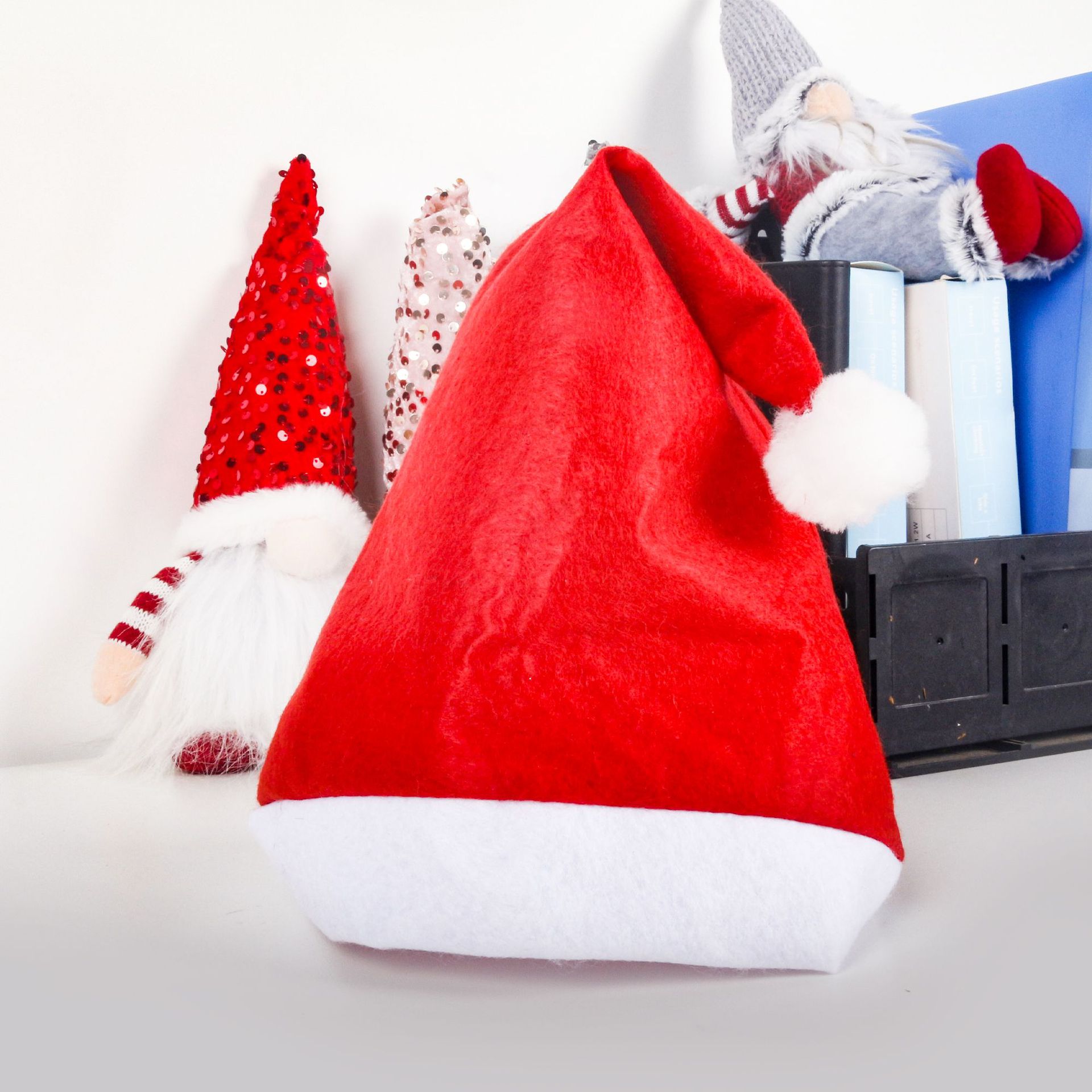 Picture of Christmas hat ordinary non-woven Christmas decorations hat children adult Christmas hat festival manufacturer
