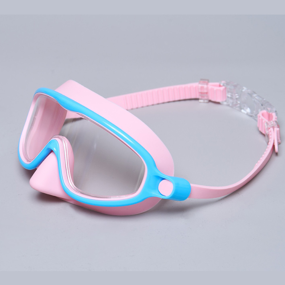 Picture of National Day and Mid-Autumn Festival Regular Delivery Children's and Adult Diving Goggles Waterproof Anti-Fog Silicone Swimming Goggles Nose Protection Swimming Goggles Equipment