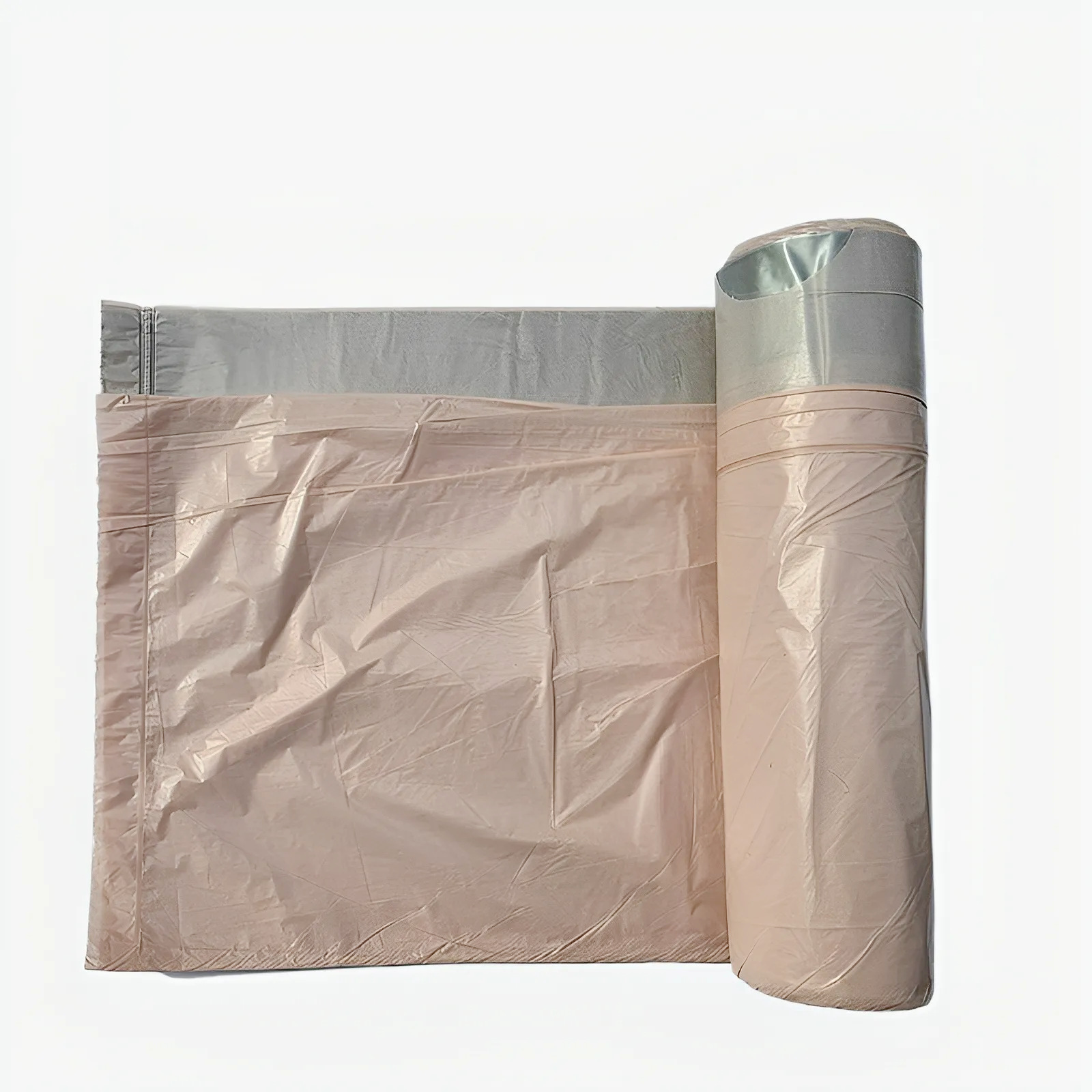 Picture of Garbage Bag Household Drawstring Type Thickeneded White Garbage Bag Closing Point-Break Kitchen Dormitory Large Plastic Bag