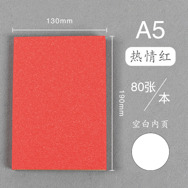 Picture of Graffiti Hand-Painted Naked Notebook Blank Sketchbook 100g Thickeneded Paper Handbook Pure Color Cover Notepad Wholesale Handbook
