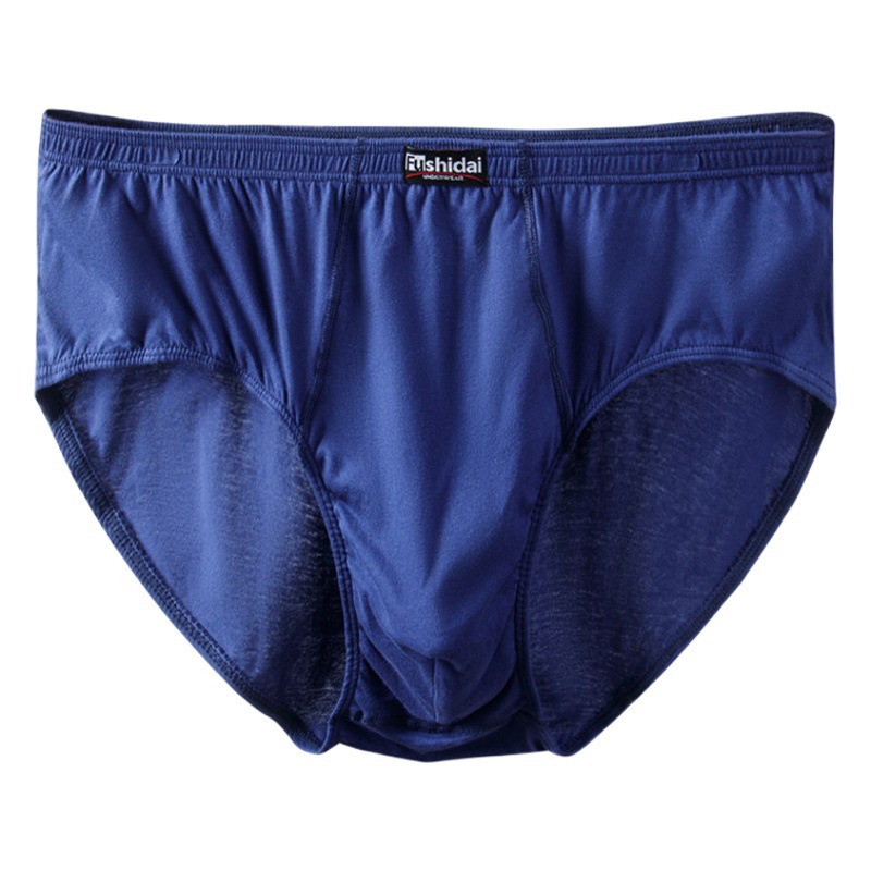 Picture of High waist men's briefs cotton middle-aged and elderly plus size fat guy breathable fat father Zhongshan wholesale