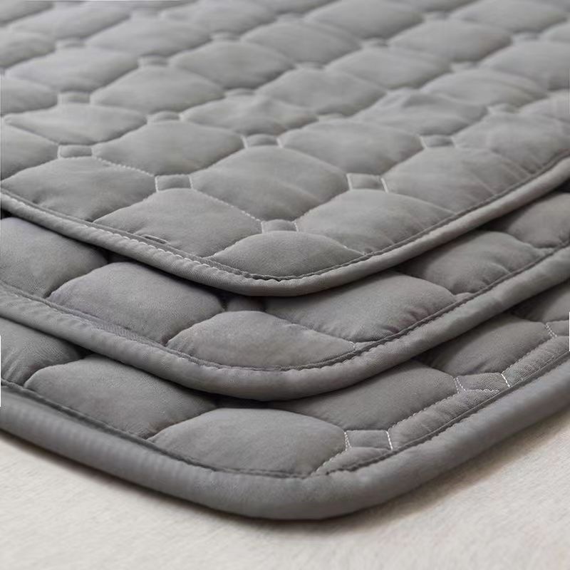 Picture of Four Seasons Mattress Cushion Household Protective Pad Thin Student Dormitory Single Bed Mattress Cushion Folding Bedroom Double