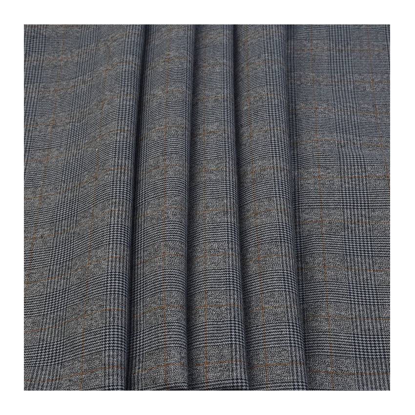 Picture of T/R dyed twill checker Polyester Viscose Yarn-dyed Plaid Fashion Cloth 65% P 35% R 190GSM