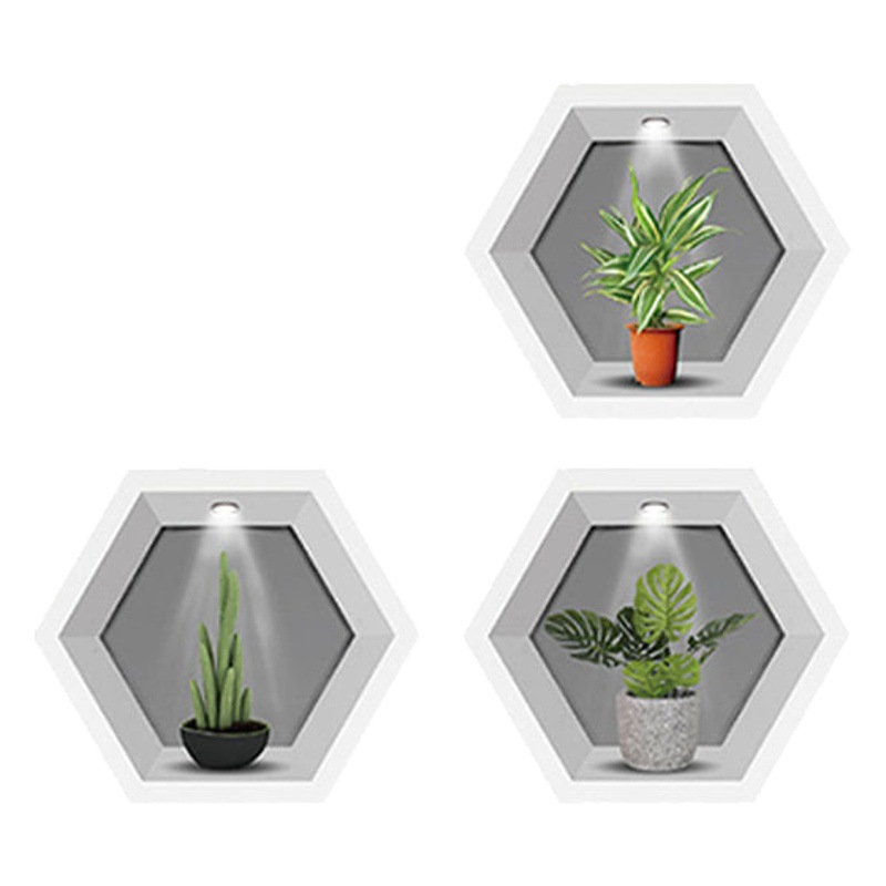 Green plant pot creative wall stickers self-adhesive decoration living room bedroom room removable wall stickers cross-border AliExpress generation