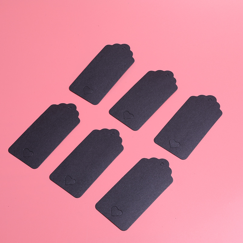 Distribution and wholesale DIY blank graffiti kraft paper tag long tag love tag a generation of hair