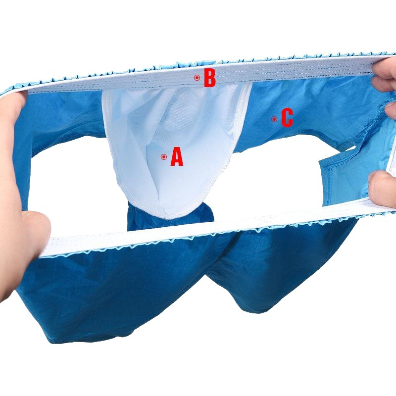 Cotton Built-in Pocket Arlo Pants Men's Boxer Inner Pants Summer Home Breathable Home Pants Loose Shorts Head
