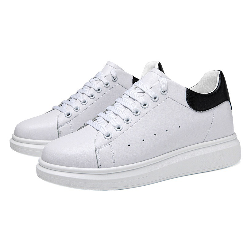 Men's Autumn Height Increasing Men's Shoes 8CM White Shoes Korean Casual sneaker 6 Invisible Height Increasing Shoes Men's Sneakers Trendy